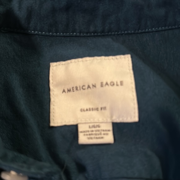 Collared Cotton Button-Up - Picture 2 of 4